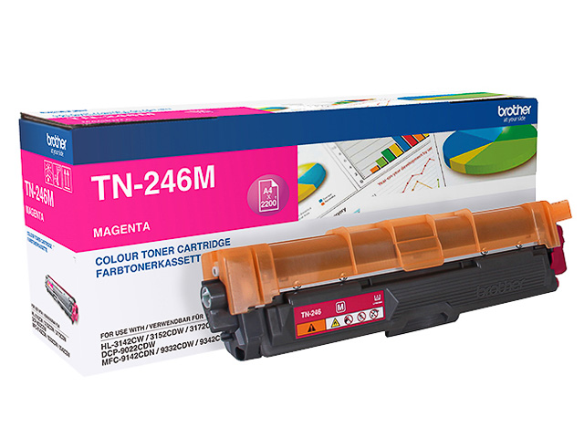Original Brother TN 246 M Toner Magenta