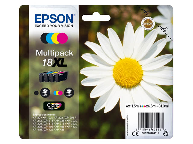 Original Epson 18XL Multipack 4-farbig