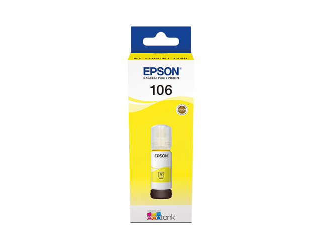 Original Epson 106 Tinten Gelb C13T00R440